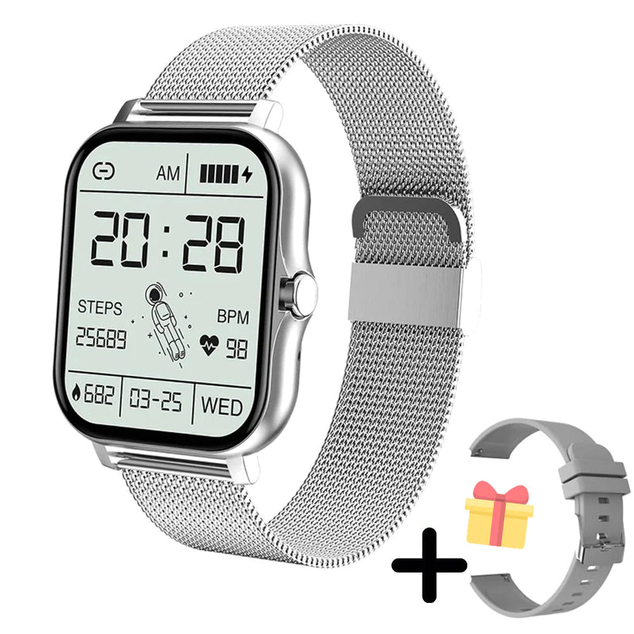 Skanto | Gullklokke - Multifunksjonell Digital Smartklokke