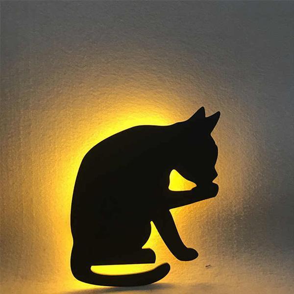 Lydaktivert katte nattlys | Skanto