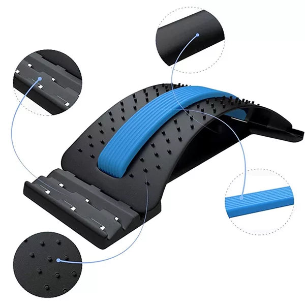SpineEase | Justerbar rygstretching og lumbal akupressur massasjertank for umiddelbar smertelindring | Skanto