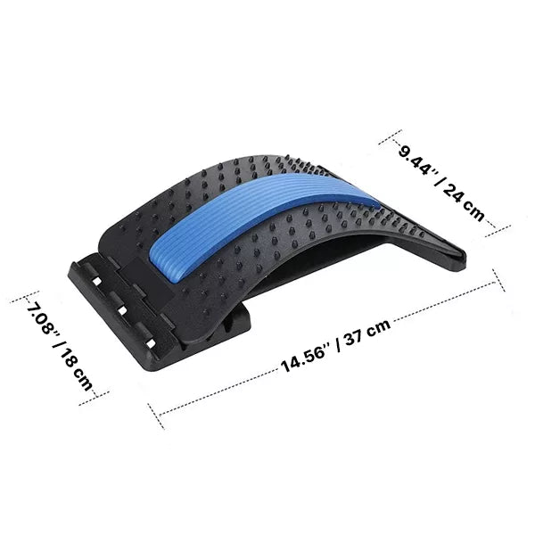 SpineEase | Justerbar rygstretching og lumbal akupressur massasjertank for umiddelbar smertelindring | Skanto