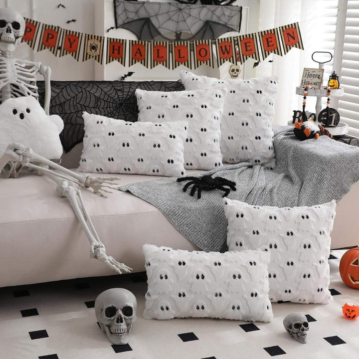 Skanto | Spooky Ghost Plush Halloween Putekledning
