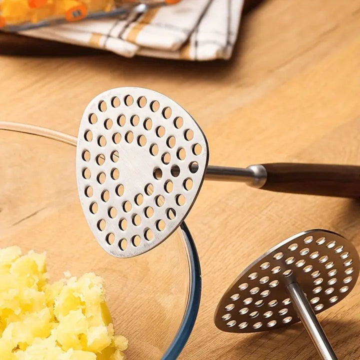 PureGrip Potetmoser Rustfritt Stål 304 Med Treskaft | Skanto