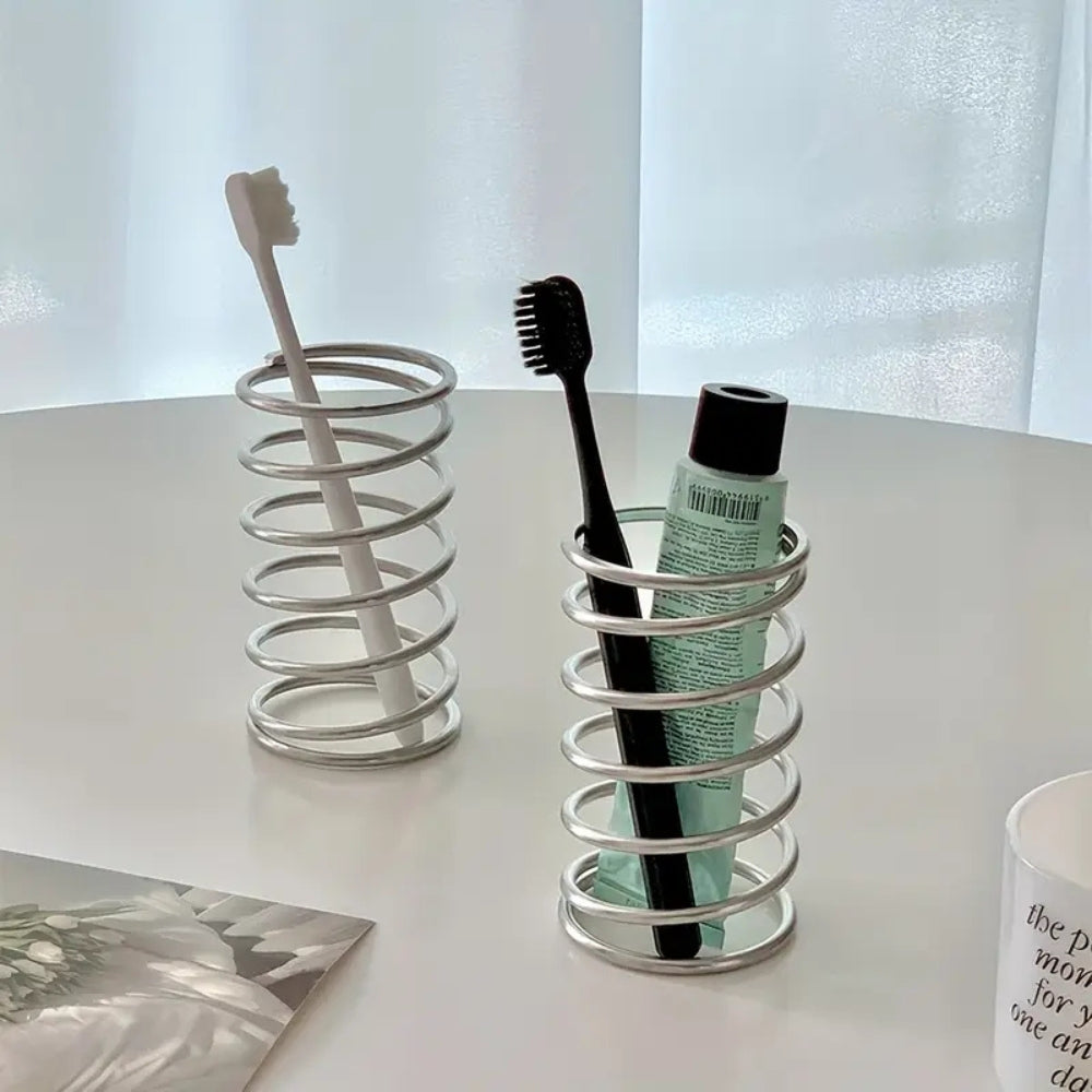 Skanto | Rustfritt Stål Spiral Tannbørsteholder