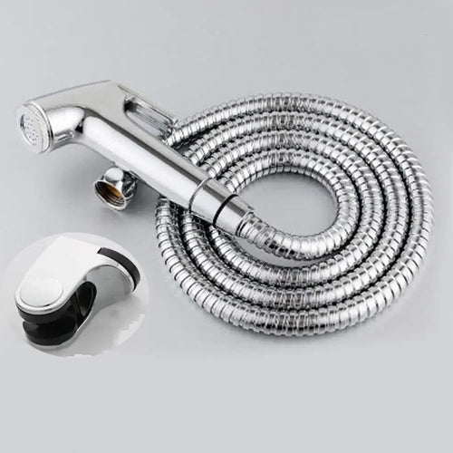 Skanto | Rustfritt Stål Håndholdt Bidet Sprayer Set | Justerbart Trykk, Selvrensende Düse & Ideell for Personlig Hygiene og Rengjøring av Kjæledyr