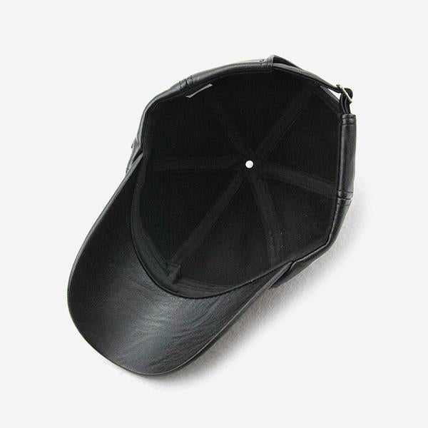 Stanley – Stilfull herre baseball cap med skinnlook | Skanto