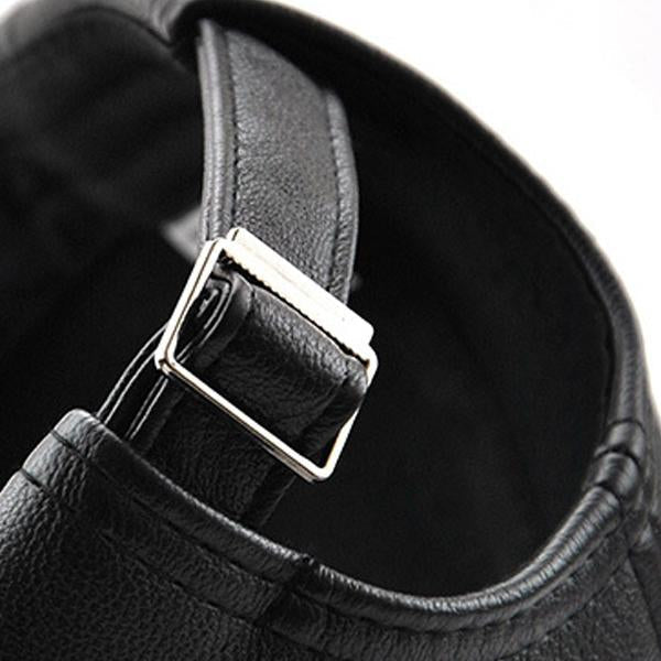 Stanley – Stilfull herre baseball cap med skinnlook | Skanto