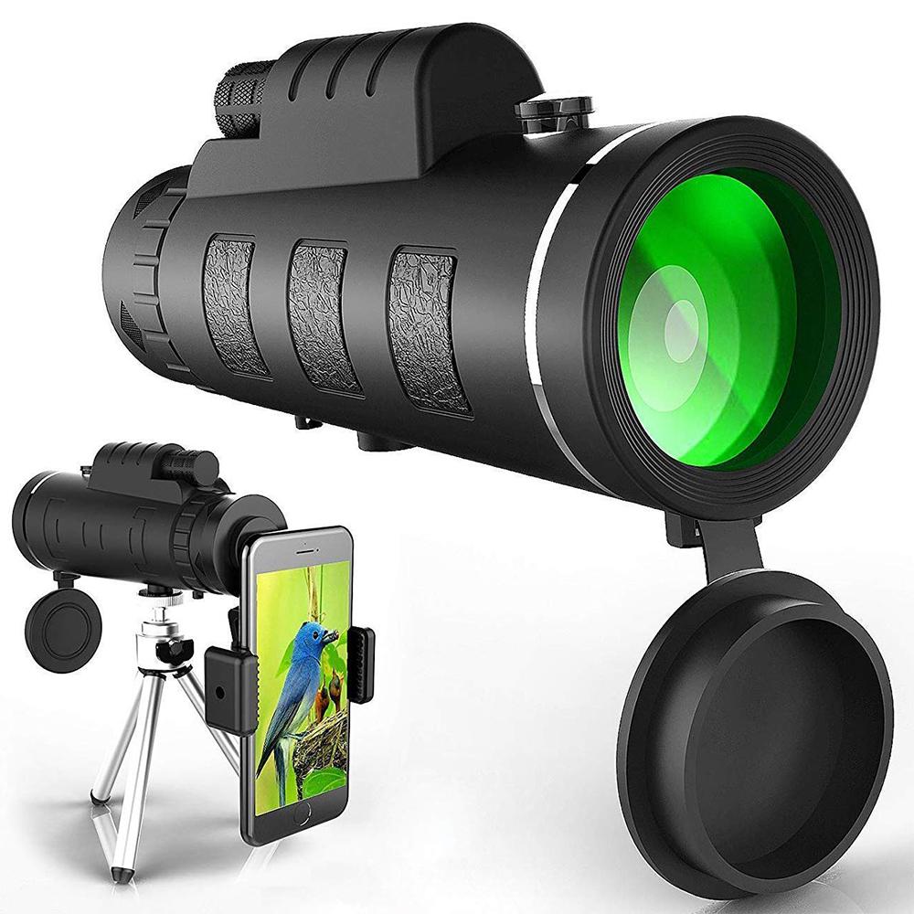 Skanto | Starscope HD Monokular – Høytytende Vanntett Teleskop med Smartphone Holder & Stativ