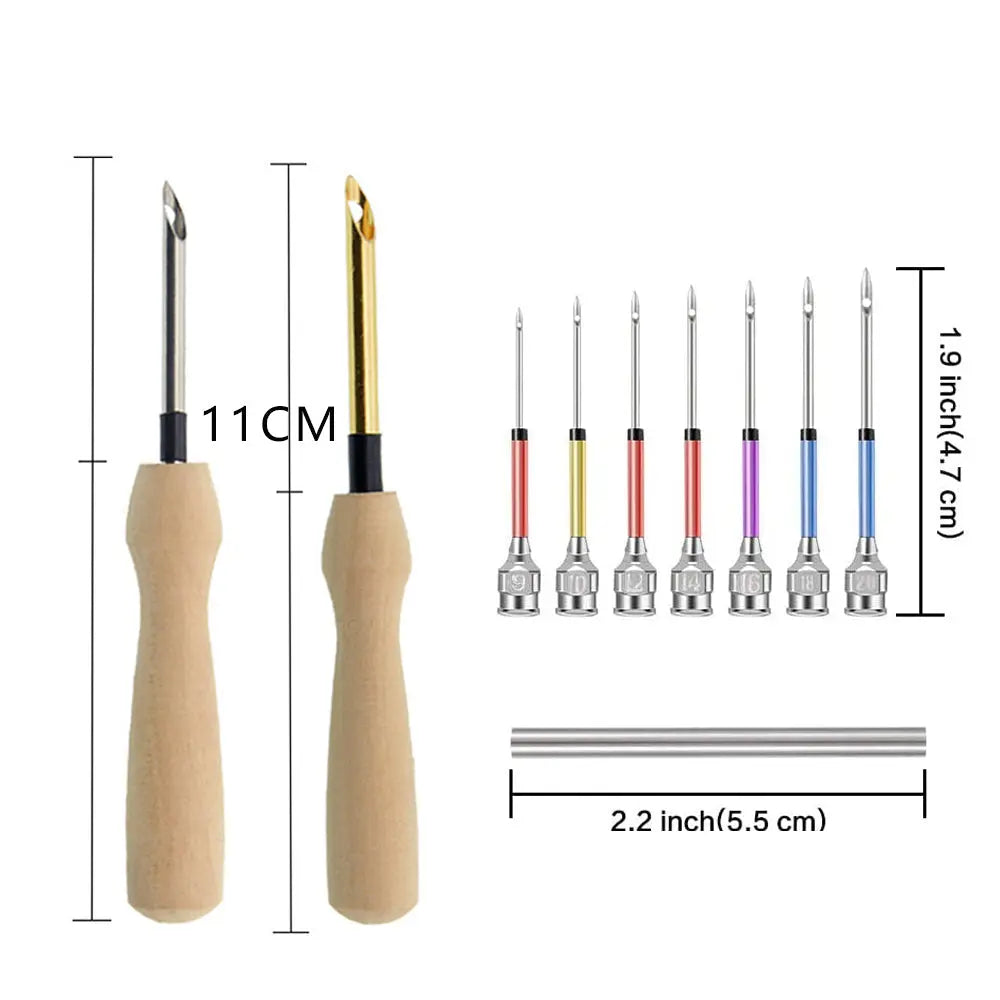 Stick Punch Needle Set – Komplett sett for kreative broderiprosjekter
