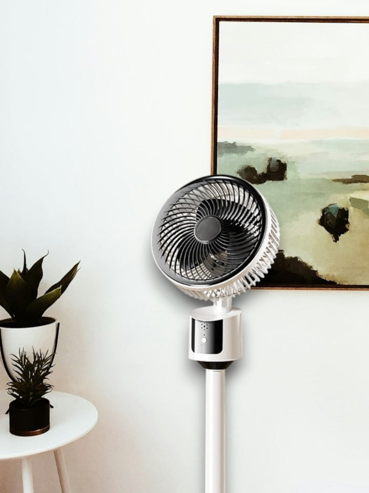 Stille USB-drevet gulvfan med 3 hastigheter - Energisparende og ideell for små rom | Skanto
