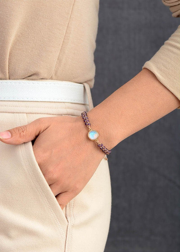 Skanto | Ametyst Helbredende Armbånd - Serenya