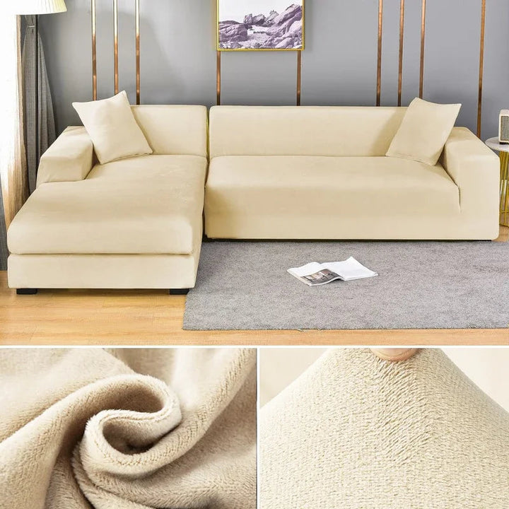 Skanto | Luksus Stretch-velvet Sofatrekk – Stilfull Beskyttelse for Enhver Sofa