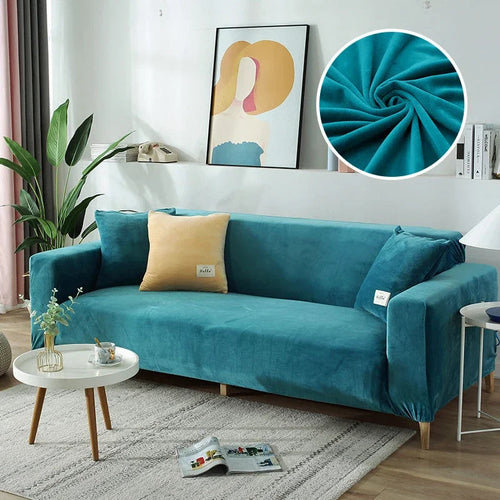 Skanto | Luksus Stretch-velvet Sofatrekk – Stilfull Beskyttelse for Enhver Sofa