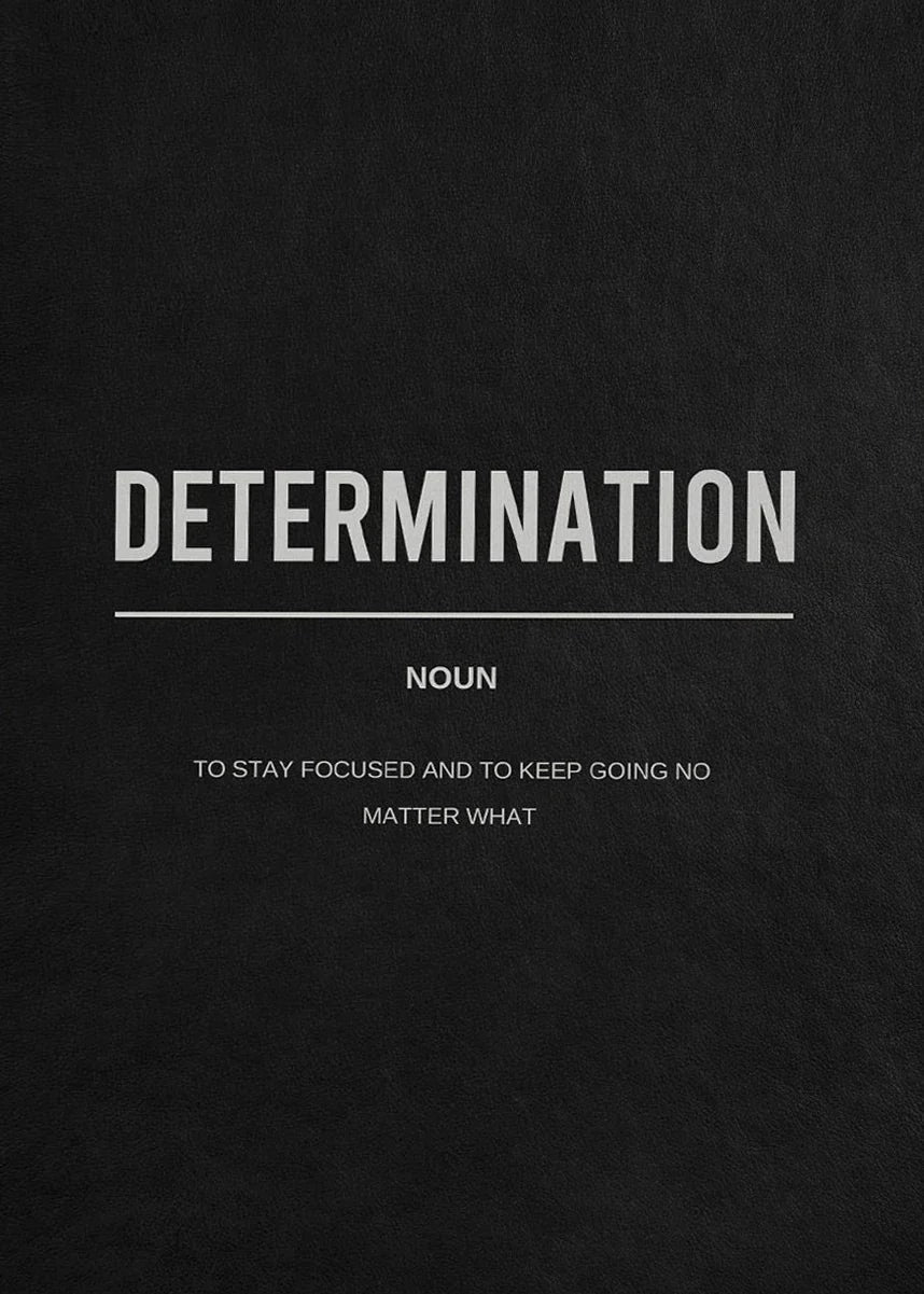 Erfolgsdefinition Plakat Svart og Hvit Veggkunst Fine Art Lerretstrykk Motivasjon daglige Mantra Bilder for Stue Soverom Kontor Veggdekorasjon | Skanto