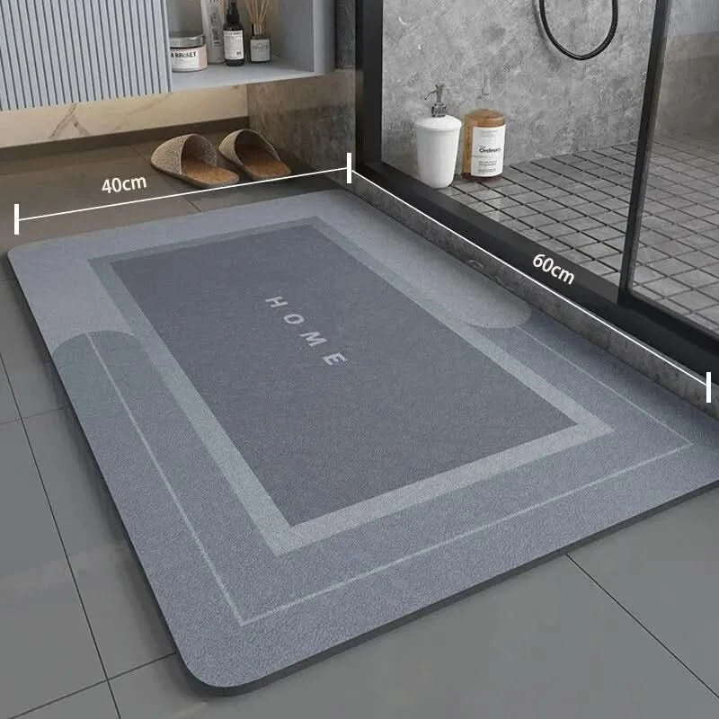Skanto | Super absorberende bade matte 40×60 cm, glidfri & komfortabel