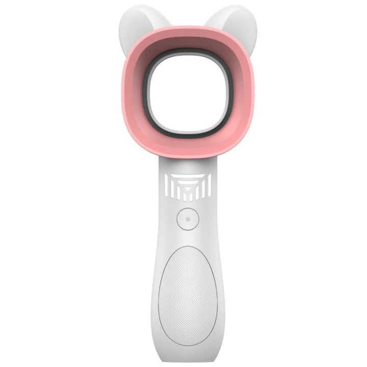 Cartoon Håndholdt Vifte Bladfri USB Mini Lading Skrivebord Portabel Vifte (Hvit) | Skanto