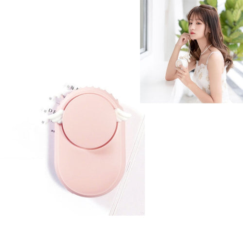 USB Ladevifte Børsteløs Hengehals Mini Sling Faul Fan(Angel Pink) | Skanto