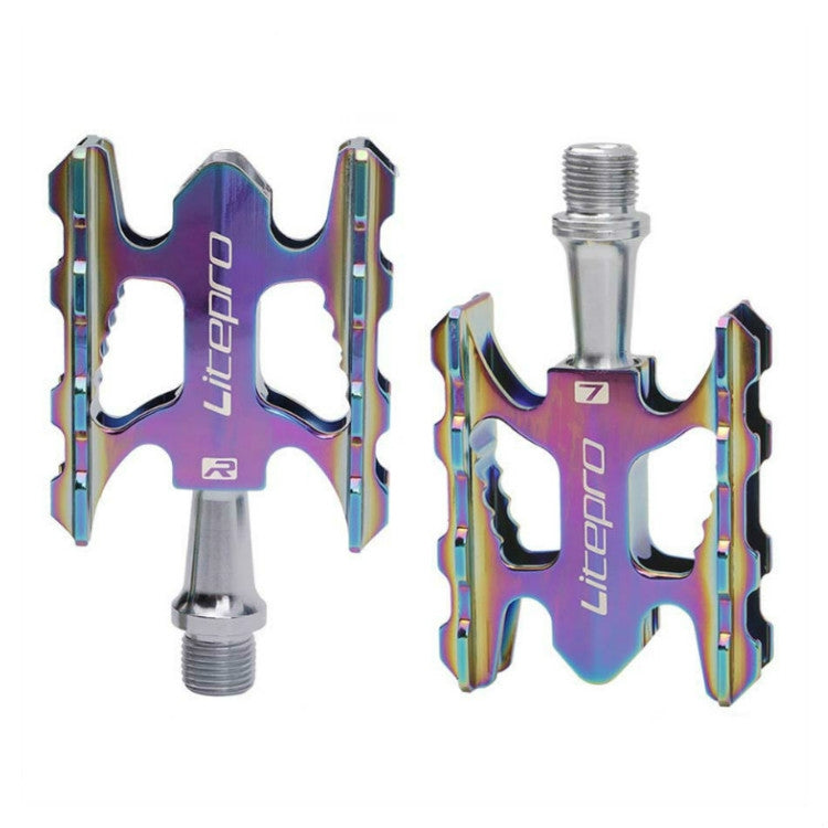 Skanto | Litepro Ultralett Faltbar Sykkelpedal K3 Sykkelpedal, Farge: Galvanisert Farge