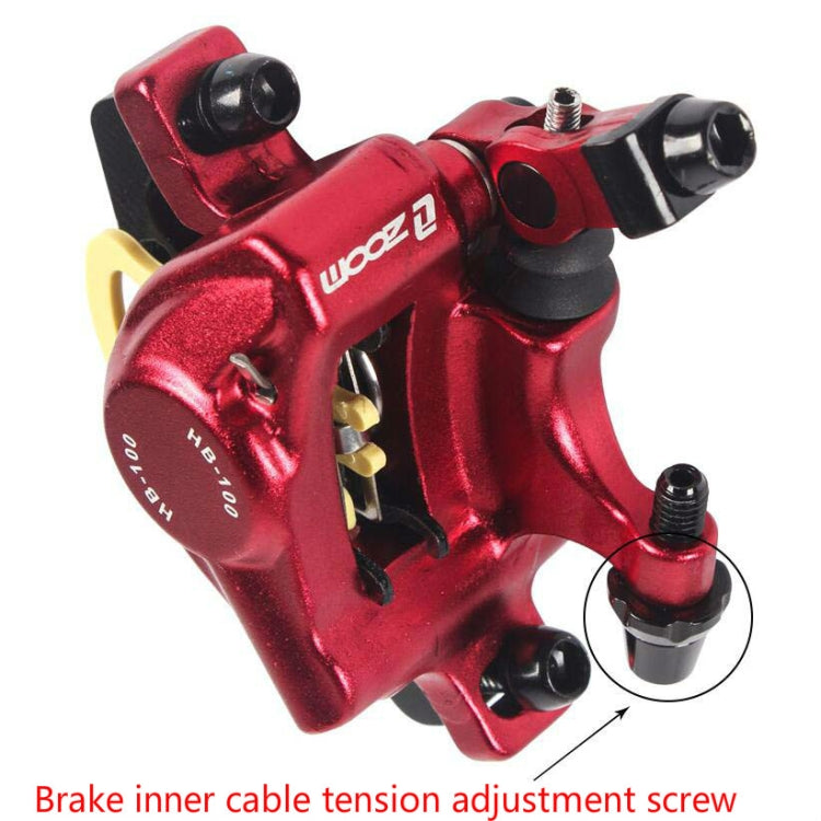 Skanto | ZOOM HB100 Terrengsykkel Hydraulisk Brems Caliper Sammenleggbar Sykkel Kabeltrekk Hydraulisk Skivebremse Caliper, Stil: Bak(Blå)