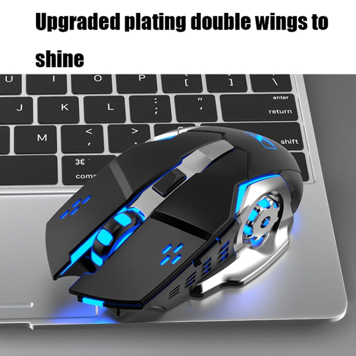 Skanto | K680 RGB Oppladbart Gaming Trådløst Tastatur og Mus Sett (Svart)