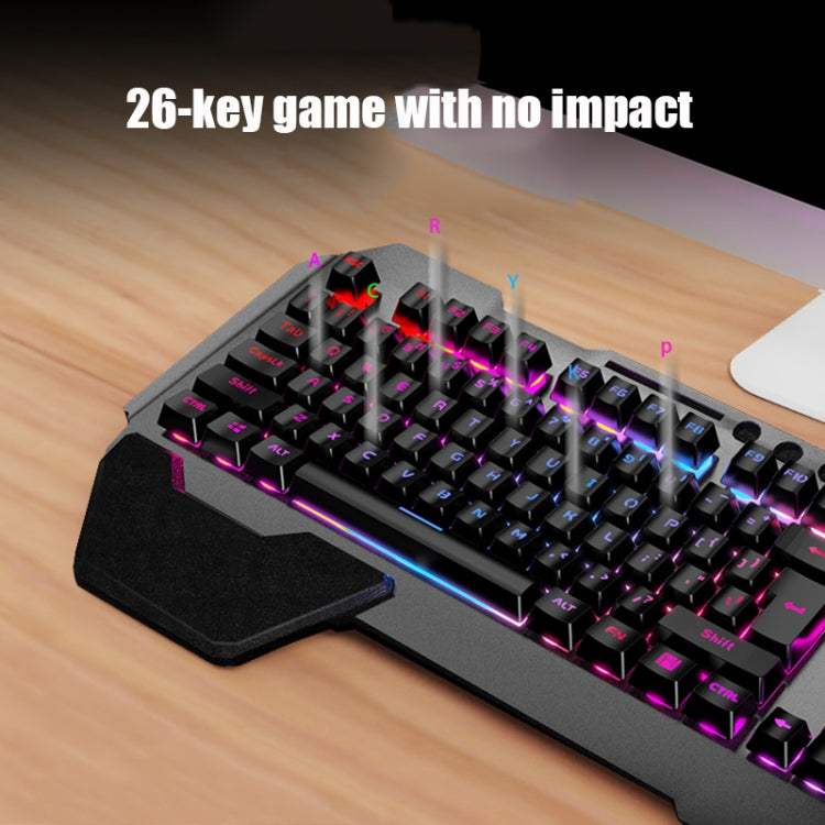 Skanto | K680 RGB Oppladbart Gaming Trådløst Tastatur og Mus Sett (Svart)
