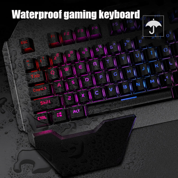 Skanto | K680 RGB Oppladbart Gaming Trådløst Tastatur og Mus Sett (Svart)