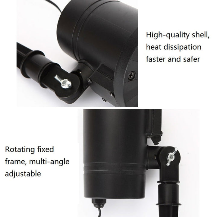 Skanto | 30W Fjernkontroll Utendørs Vanntett Laser Lys Hagedekorasjon Plenlampe, grønt lys + rødt lys (UK plugg)