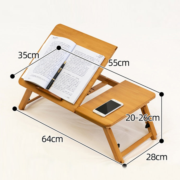 Skanto | 741ZDDNZ Seng Bruk Fldbar Høydejusterbart Laptop Bord Dorm Skrivebord, Spesifikasjon: Medium 64cm