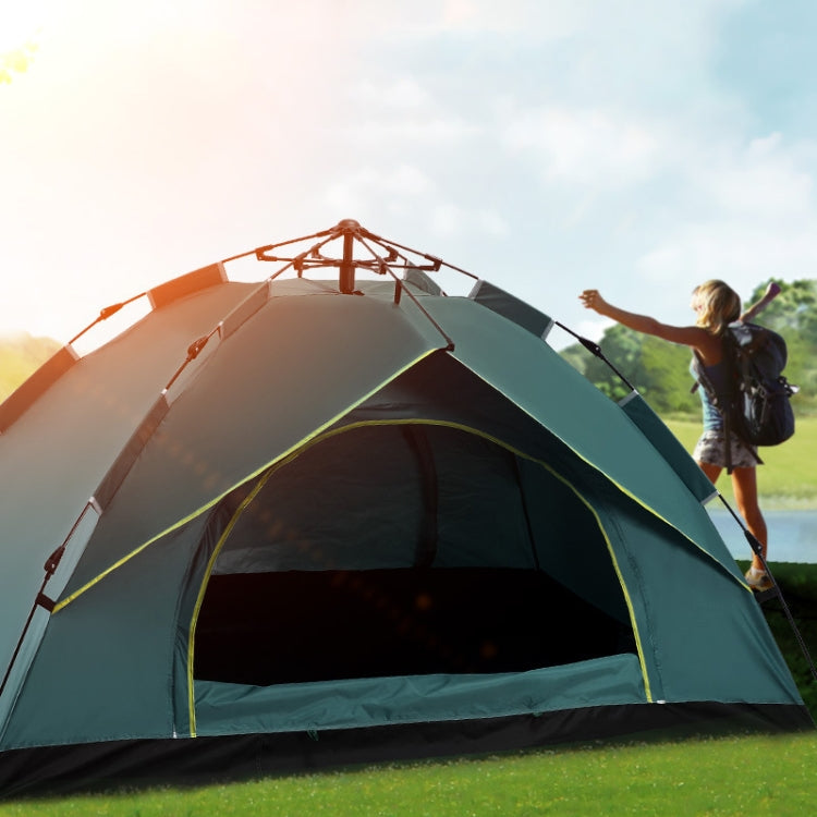 Skanto | TC-014 Utendørs Strand Reise Camping Automatisk Vår Multi-Person Telt For 2 Personer (Oransje)