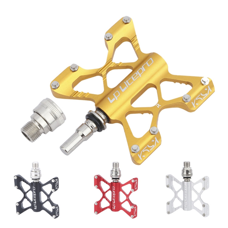 Skanto | LP LitePro K5 Sammenleggbar Sykkel Aluminiumlegering Lager Pedaler (Svart)
