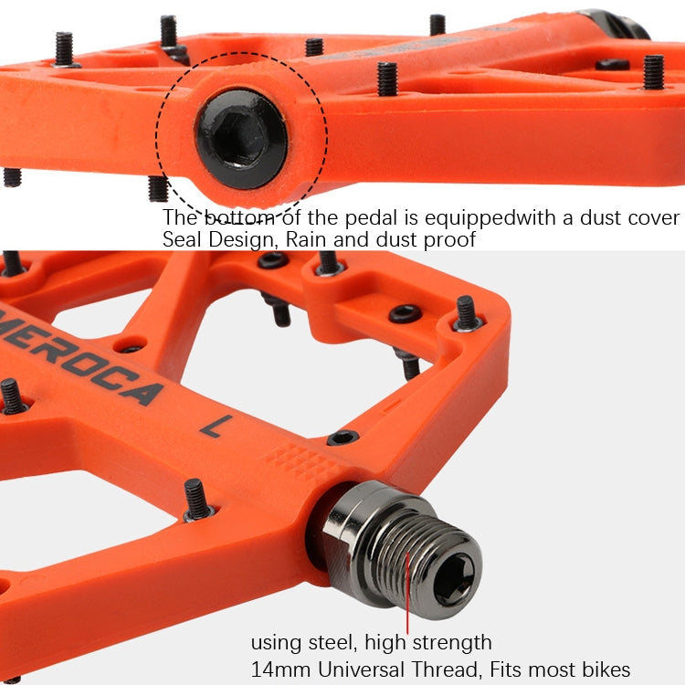 Skanto | MEROCA Terrengsykkel Nylon Pedal (Grønn)