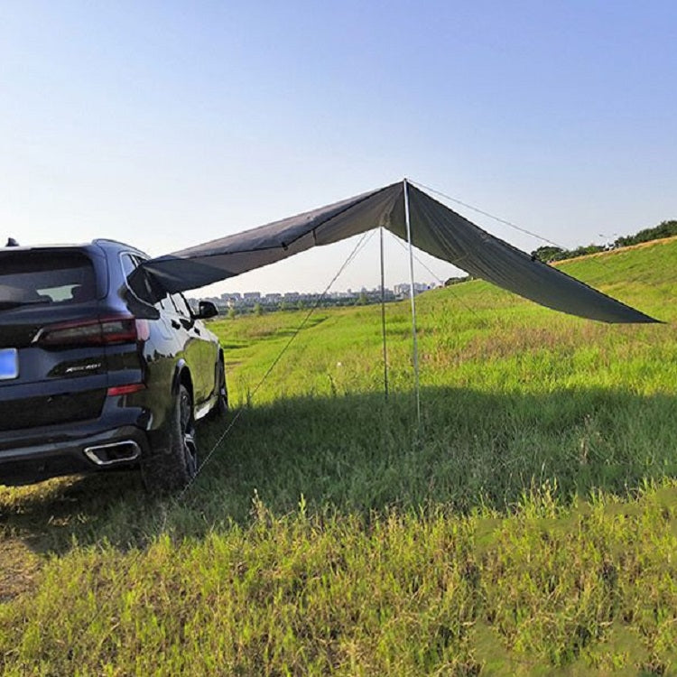 Skanto | Utendørs-Piknik-Camping Telt Ved Siden Av Bilen Vanntett Kalesje 300x150cm (Mørk Grå)