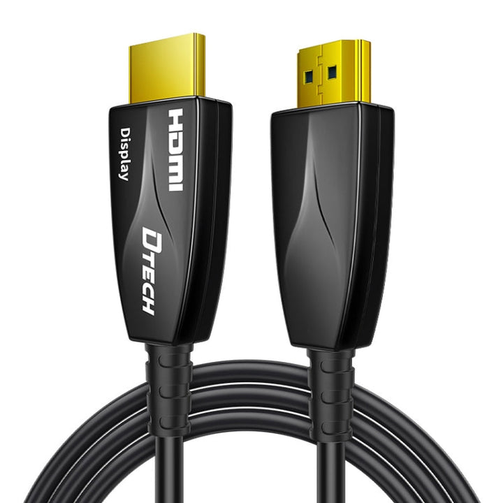 Skanto | DTECH HDMI 2.0 Versjon Fiber Optisk Kabel 4K 60Hz Storskjerm TV Ingeniørkablering, Lengde: 10m