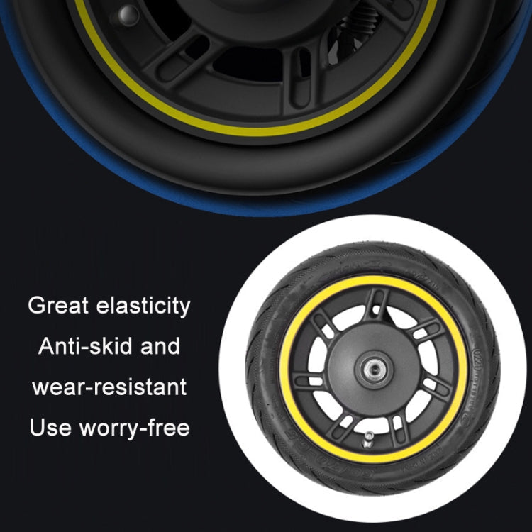 Skanto | 10 Tommers Elektrisk Scooter Frontdekk Uten Slange for Ninebot MAX G30 (Gul)