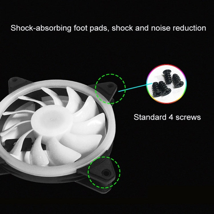 Skanto | Datamaskin CPU RGB glødende radiator 8 vifter + fjernkontroll