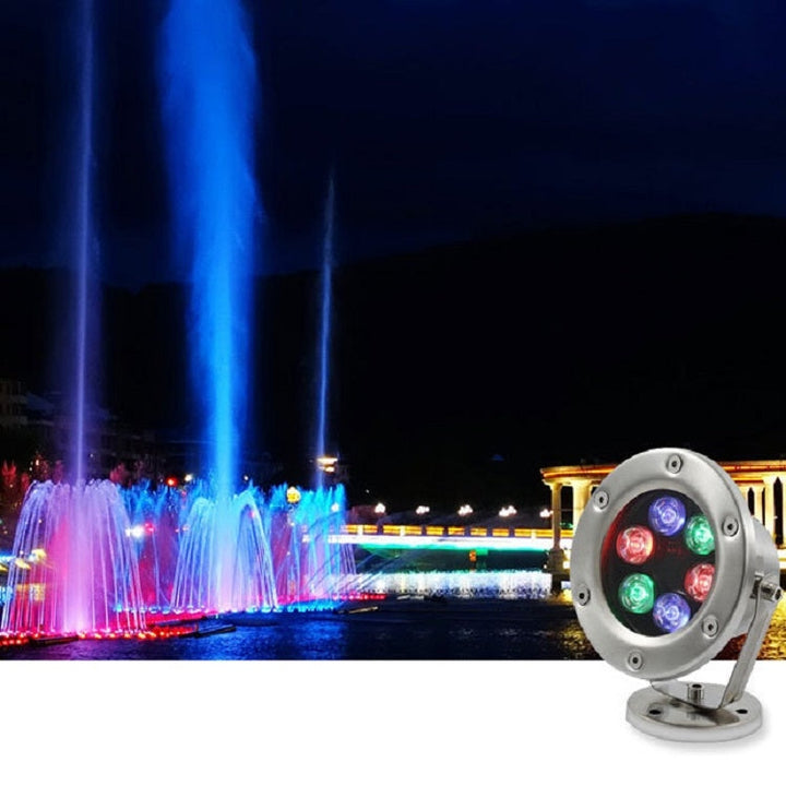 Skanto | LED undervannslys svømmebasseng fiskedam fontene vanntett landskapslys 18W (varm hvit)