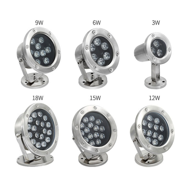 Skanto | LED Underwater Light Pool Fish Pond Fountain Waterproof Landscape Light 18W(Gul)