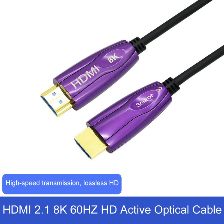 Skanto | HDMI 2.1 8K 60HZ HD Aktiv Optisk Kabel Dataskjerm Konverteringskabel, Kabellengde: 3m