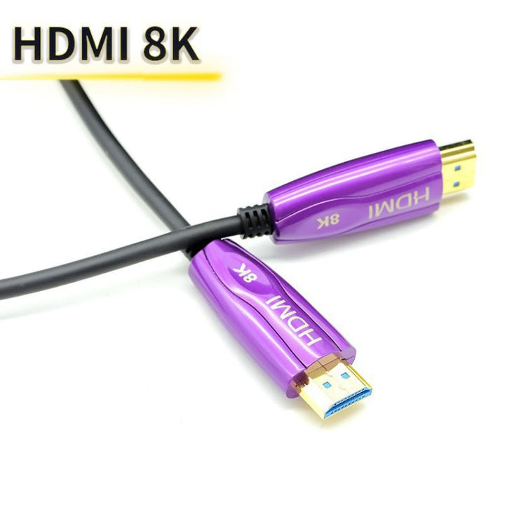 Skanto | HDMI 2.1 8K 60HZ HD Aktiv Optisk Kabel Dataskjerm Konverteringskabel, Kabellengde: 3m