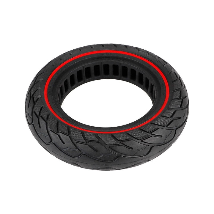 Skanto | For Ninebot Max G30 10 X 2.5 Tommer (60/70-6.5) Scooter Solid Gummi Dekk Rød Linje