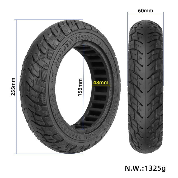 Skanto | For Ninebot Max G30 10 X 2.5 Tommer (60/70-6.5) Scooter Solid Gummidekk Svart