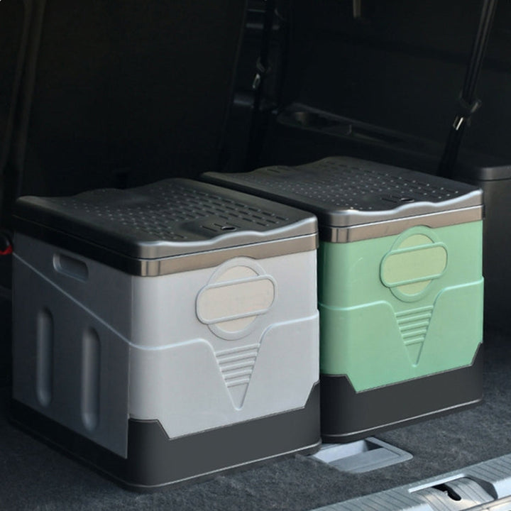 Skanto | Auto Folding Portable Toilet Outdoor Emergency Mobile Toilet (Mørk Grå)