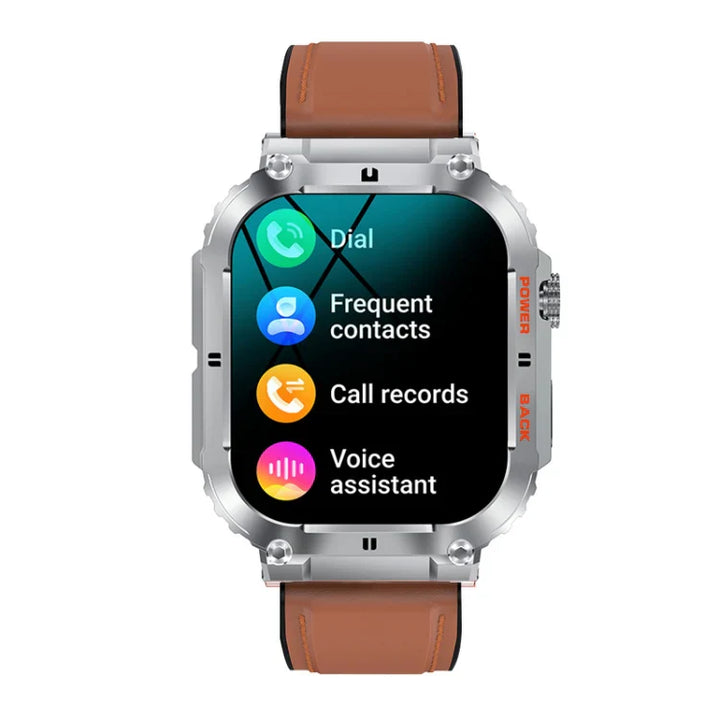 Slitesterk Smartwatch – Vanntett beskyttelse med militærgrad holdbarhet Skanto
