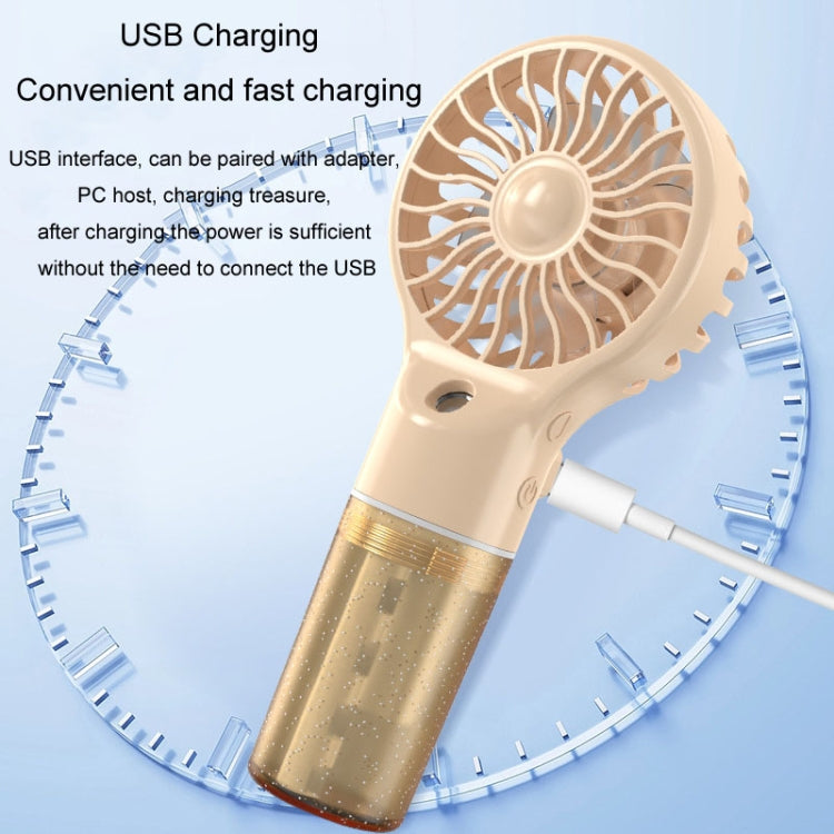 USB Oppladbar Håndholdt Sprayvifte Bærbar Hydrering Elektrisk Vifte (Lilla) | Skanto