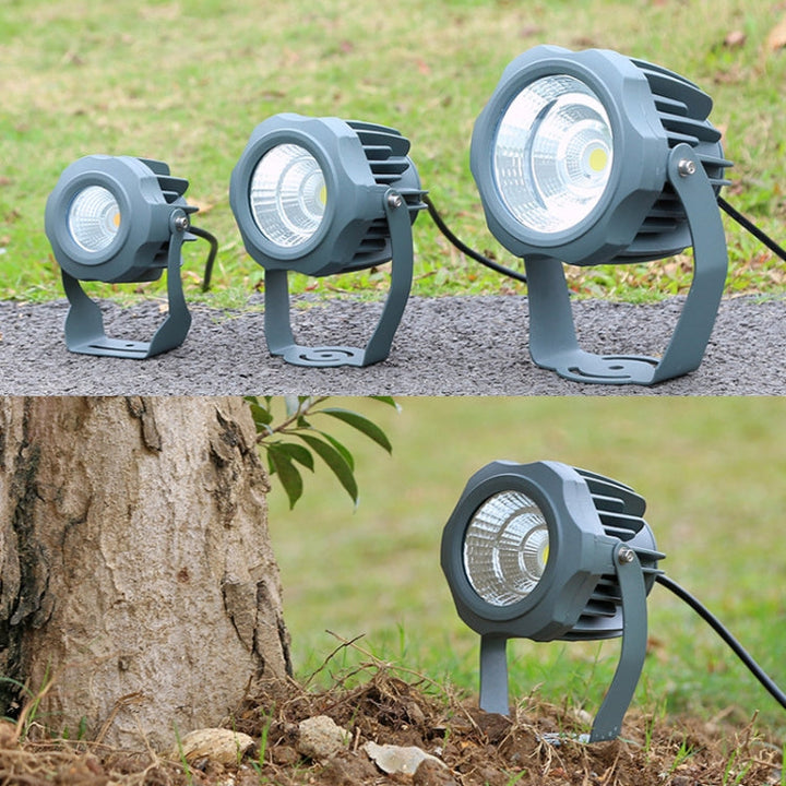 LED-Flomlys COB Utendørs vanntett workslys Billboard lys Hage lampe, Farge: 20W 7 farger