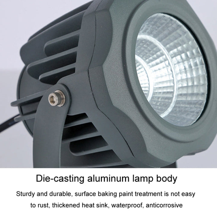 LED Flomlys COB Utendørs Vanntett Spotlys Billboard Lys Hage Lampe, Farge: 20W 4 Farge Velg 1