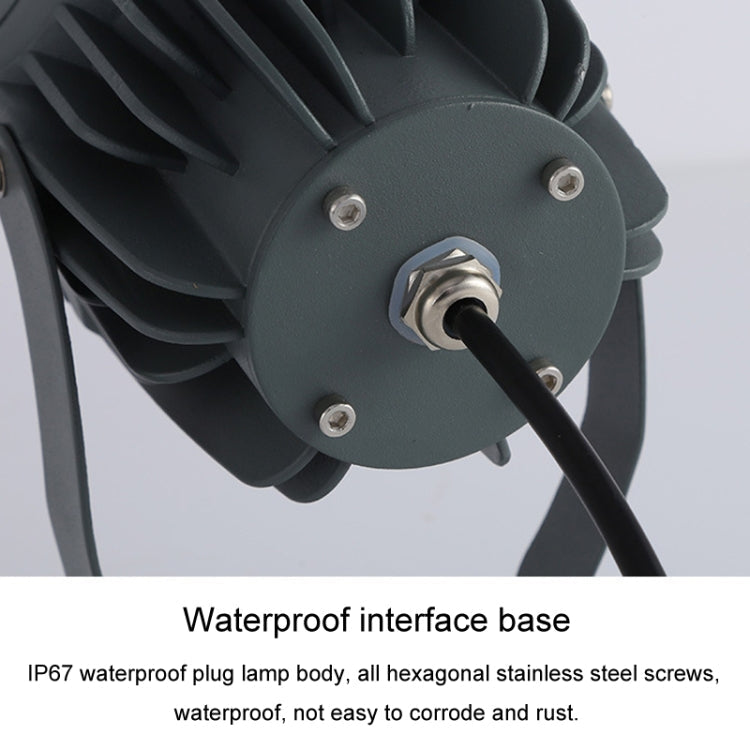 LED-Flomlys COB Utendørs vanntett workslys Billboard lys Hage lampe, Farge: 20W 7 farger