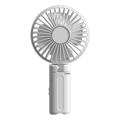 Folding Hanging Umbrella Fan USB Handheld Portable Umbrella Clip Fan Compact Desktop Fan(White) | Skanto