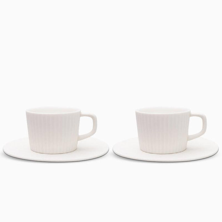 ElegantSips – Stentøy Kaffe Krus Set med Skje Skanto