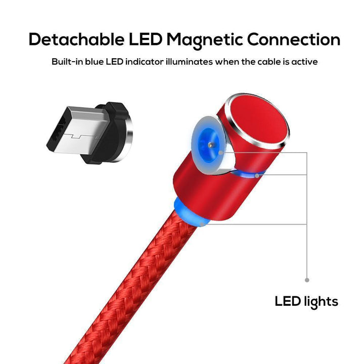 Skanto | 360 Roterende Magnetisk Laderkabel