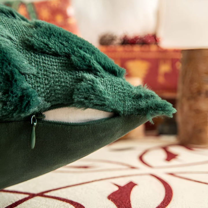Skanto | Cozy Plush Christmas Tree Pillowcase laget av ultra-mykt stoff